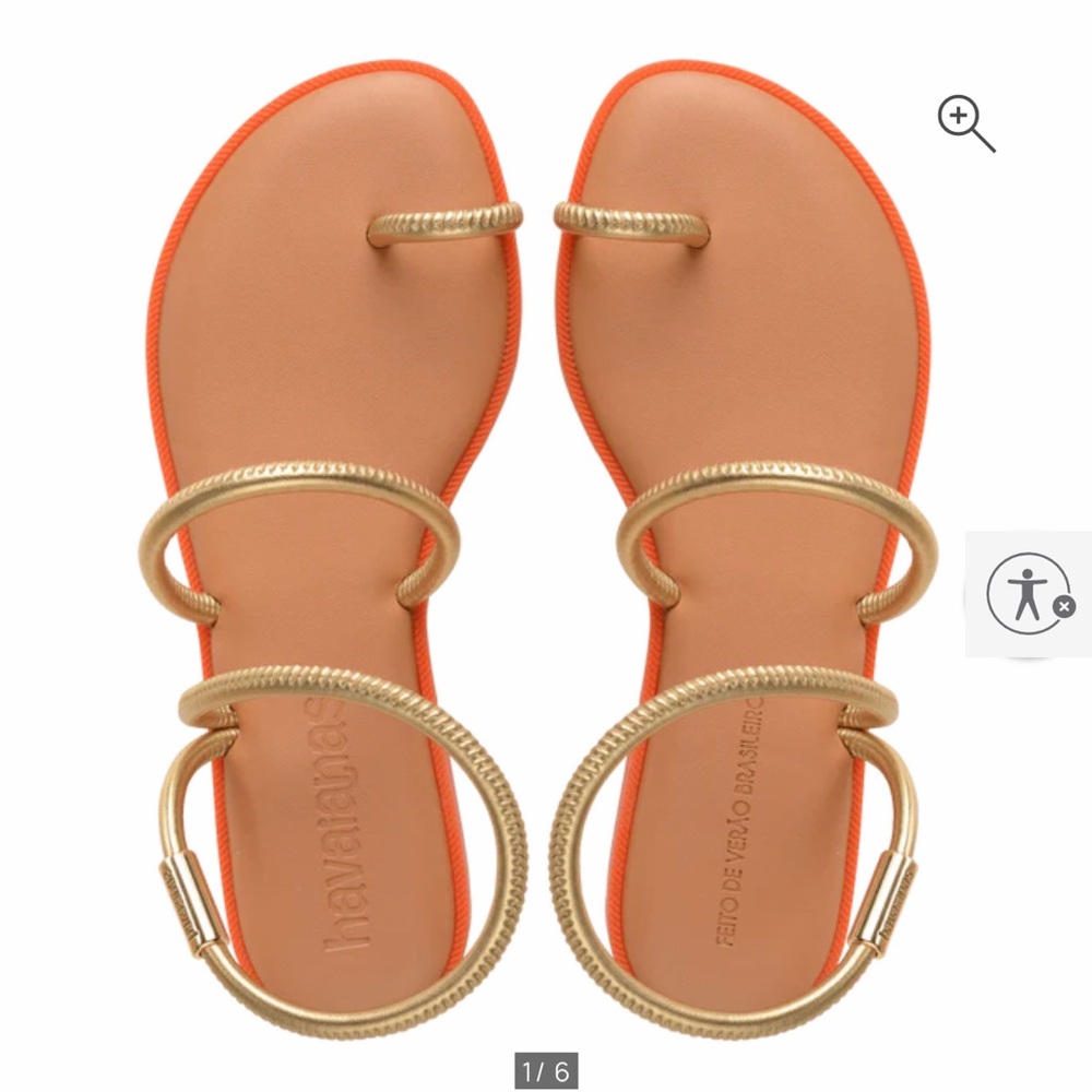 Havaianas Una Pitanga Sandals NWT